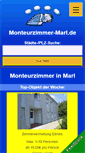 Mobile Screenshot of monteurzimmer-marl.de